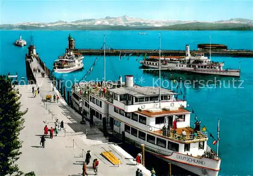 AK / Ansichtskarte Dampfer_Binnenschifffahrt MS Deutschland Konstanz Bodensee 