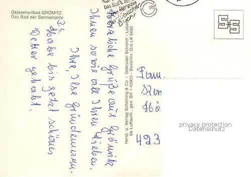 AK / Ansichtskarte Groemitz_Ostseebad Fliegeraufnahme Groemitz_Ostseebad