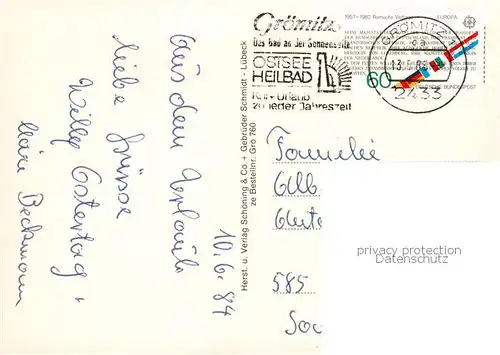 AK / Ansichtskarte Groemitz_Ostseebad Fliegeraufnahme Strandblick Kurpark Kurpromenade Groemitz_Ostseebad