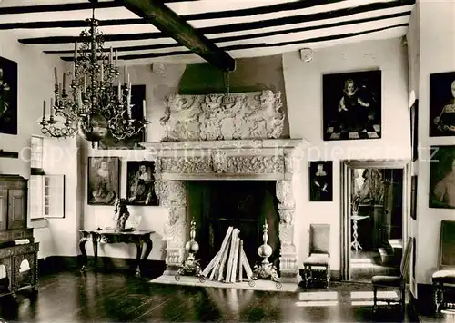 AK / Ansichtskarte Mayen Schloss Buerresheim Roter Saal Mayen