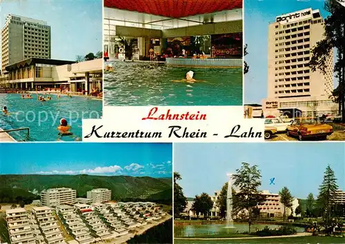 AK / Ansichtskarte Lahnstein Kurzentrum Rhein Freibad Hallenbad  Lahnstein