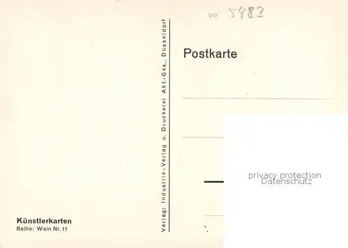 AK / Ansichtskarte Walporzheim Walporzheimer Ghaer Kammer Beeren Auslese Karikatur Walporzheim