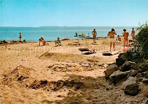 AK / Ansichtskarte Norgaardholz_Steinberg Strandpartie an der Geltinger Bucht 