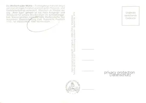 AK / Ansichtskarte Weissenstadt Weissenhaider Muehle Rudolfstein Drei Brueder Weissenstaedter See Schneeberg Egerquelle Weissenstadt