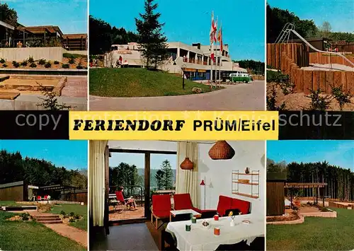 AK / Ansichtskarte Pruem_Eifel Feriendorf Pruem Teilansichten Appartement Pruem_Eifel