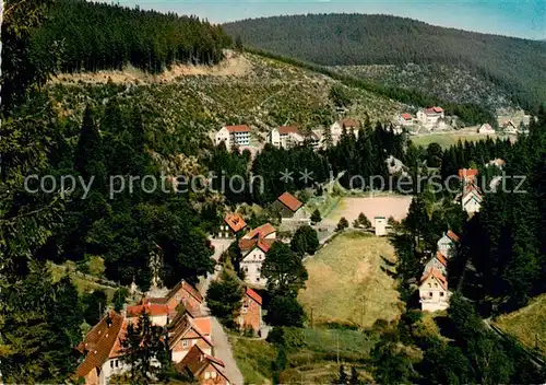 AK / Ansichtskarte Wildemann_Harz Spiegeltal Fliegeraufnahme 