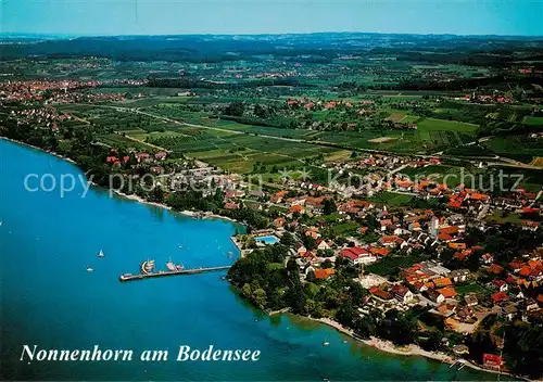 AK / Ansichtskarte Nonnenhorn_Bodensee Fliegeraufnahme Nonnenhorn Bodensee