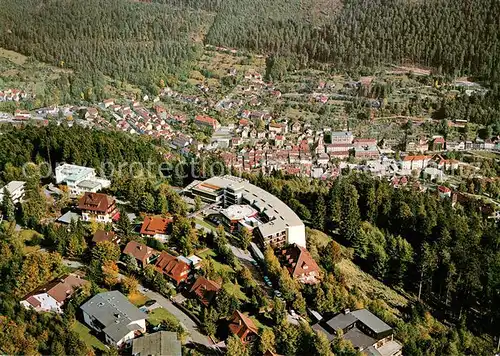AK / Ansichtskarte Wildbad_Schwarzwald Kurgebiet Sommerberg und Blick auf die Kurstadt Fliegeraufnahme Wildbad_Schwarzwald