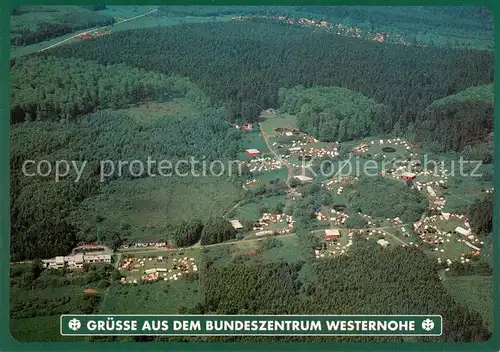 AK / Ansichtskarte Westernohe Bundeszentrum Fliegeraufnahme Westernohe