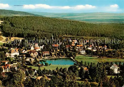 AK / Ansichtskarte Hahnenklee Bockswiese_Harz Fliegeraufnahme Hahnenklee Bockswiese