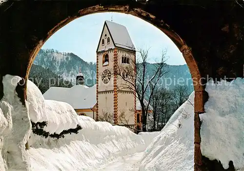 AK / Ansichtskarte Fuessen_Allgaeu Stadtpfarrkirche St Mang Fuessen Allgaeu