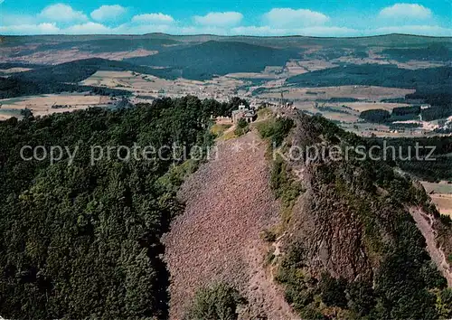 AK / Ansichtskarte Milseburg_Hilders Naturpark Fliegeraufnahme 