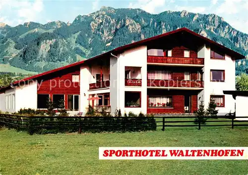 AK / Ansichtskarte Waltenhofen_Schwangau Sporthotel Waltenhofen Waltenhofen Schwangau