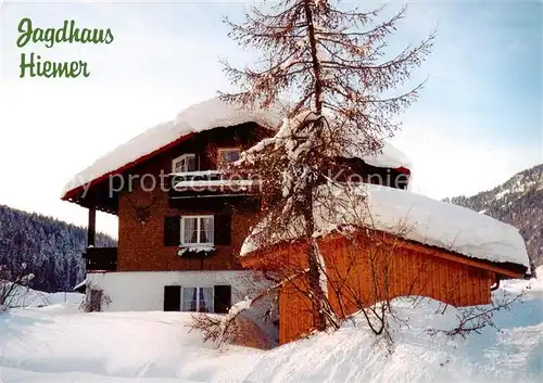 AK / Ansichtskarte Balderschwang Jgadthaus Hiemer Balderschwang
