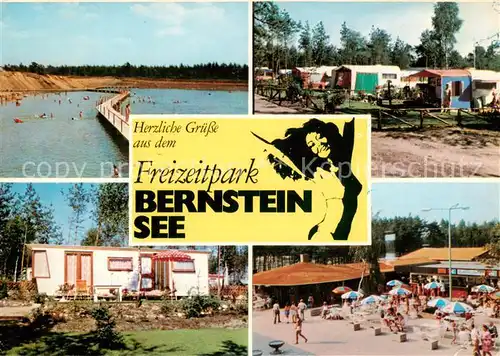 AK / Ansichtskarte Stuede Freizeitpark Bernsteinsee Camping Restaurant Badesee Stuede