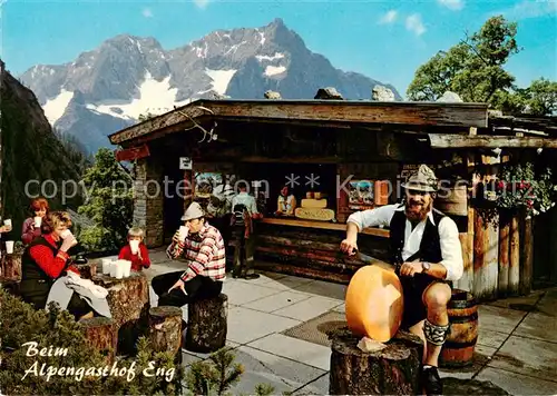 AK / Ansichtskarte Hinterriss_Tirol_AT Die Kasalm in der Eng Cafe Gaestehaus Max Kofler 