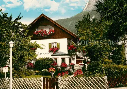 AK / Ansichtskarte Mittenwald_Karwendel_Tirol Haus Alpengruss Mittenwald_Karwendel
