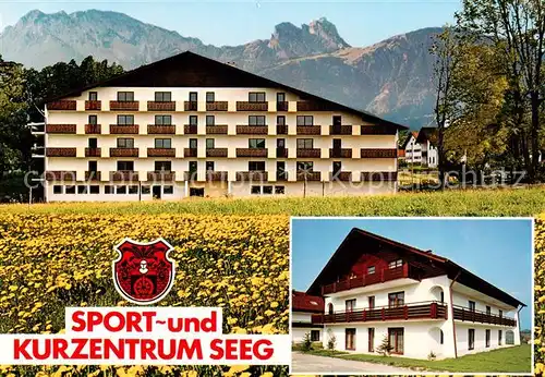 AK / Ansichtskarte Seeg_Allgaeu Sport und Kurzentrum Seeg 