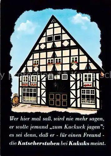 AK / Ansichtskarte Himmighausen Altdeutsche Gaststaette Zum Kukuk Himmighausen