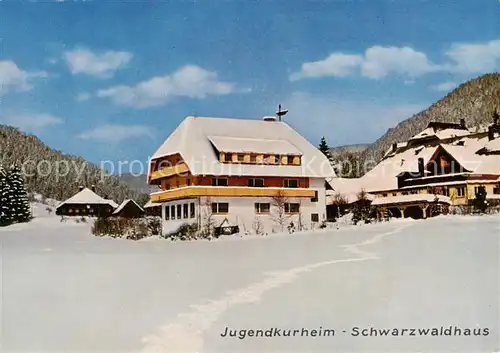 AK / Ansichtskarte Menzenschwand Jugendkurheim Schwarzwaldhaus Menzenschwand