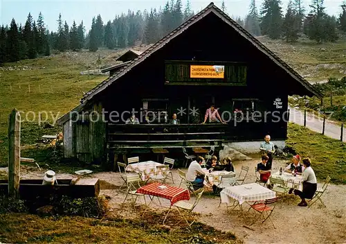 AK / Ansichtskarte St_Gilgen_Wolfgangsee Jausenstation Illingerbergalm St_Gilgen_Wolfgangsee