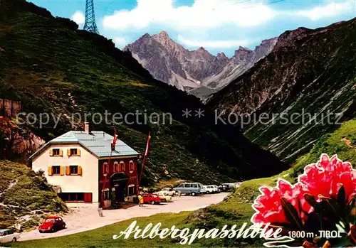 AK / Ansichtskarte Arlberg_AT Arlbergpasshoehe Gasthaus 