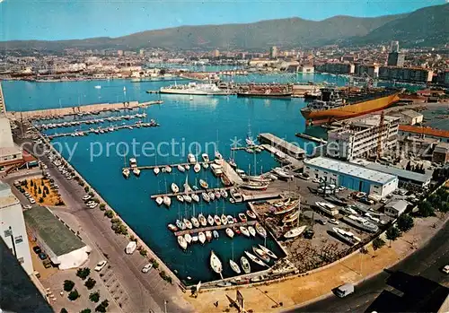 AK / Ansichtskarte Toulon_ sur Mer_83_Var Vue aerienne le port et la ville 