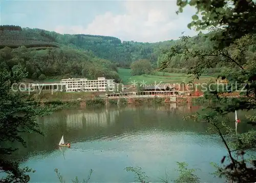 AK / Ansichtskarte Biersdorf_See_Eifelkreis Sporthotel Suedeifel am Stausee Bitburg 