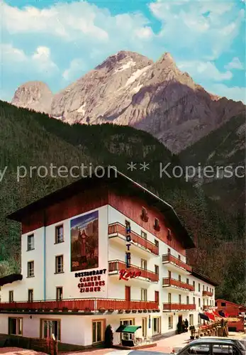 AK / Ansichtskarte Canazei_Trento_IT Hotel Pensione Rosa 