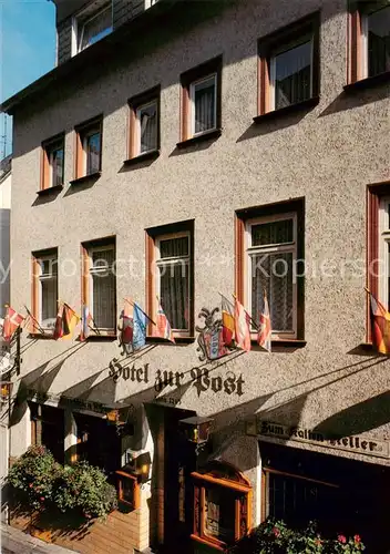 AK / Ansichtskarte St_Goar_Rhein Hotel zur Post 