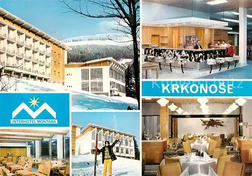 AK / Ansichtskarte Spindleruv_Mlyn_Spindelmuehle_Riesengebirge_CZ Interhotel Montana Horske rekreacni stredisko 