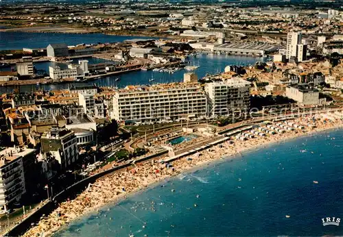 AK / Ansichtskarte Les_Sables d_Olonne_85 Vue aerienne de la Plage 