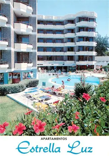 AK / Ansichtskarte Playa_del_Ingles_Gran_Canaria_ES Apartamentos Estrella Luz Piscina 