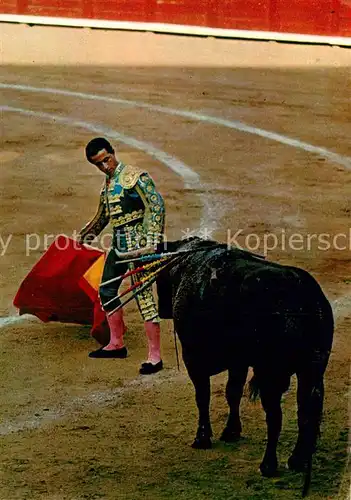 AK / Ansichtskarte Stierkampf_Corrida_de_Toros_Bullfight Toros El Viti Cita  