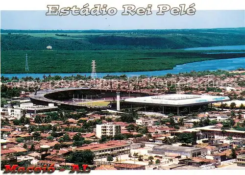 AK / Ansichtskarte Stadion_Stadium_Estadio Maseio Al Brasil Rei Pele 