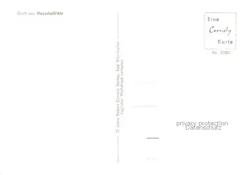 AK / Ansichtskarte Mayschoss Blick ins Ahrtal Mayschosser Weinkellerei Mayschoss