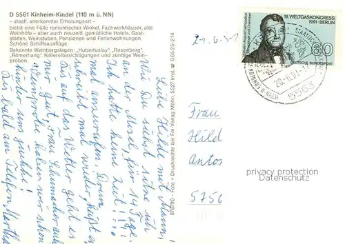 AK / Ansichtskarte Kindel Moselpartie Fachwerkhaeuser Wassertretanlage Kindel