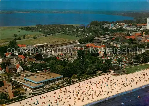 AK / Ansichtskarte Eckernfoerde_Ostseebad Fliegeraufnahme 