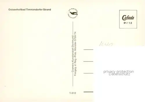 AK / Ansichtskarte Timmendorfer_Strand Fliegeraufnahme Timmendorfer_Strand