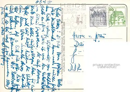 AK / Ansichtskarte Heide_Holstein Fliegeraufnahme Heide_Holstein