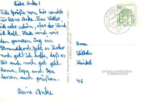 AK / Ansichtskarte Kellenhusen_Ostseebad Strandpartien Wildfuetterung Leuchtturm Schwimmbad Promenade Kellenhusen_Ostseebad