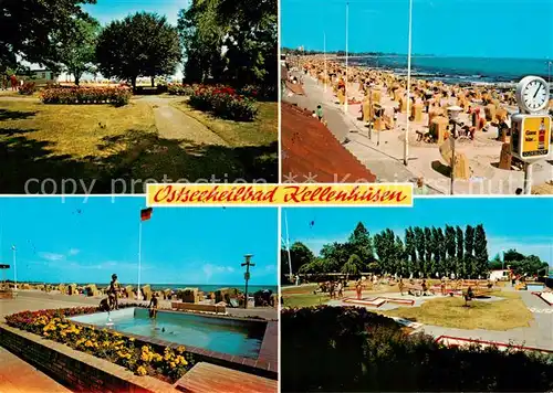 AK / Ansichtskarte Kellenhusen_Ostseebad Park Pool Strand Minigolfanlage Kellenhusen_Ostseebad