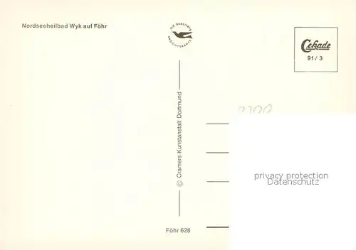 AK / Ansichtskarte Wyk__Foehr Strandpartien Wattwanderung Fliegeraufnahme Schloss am Keer Kinderheim 