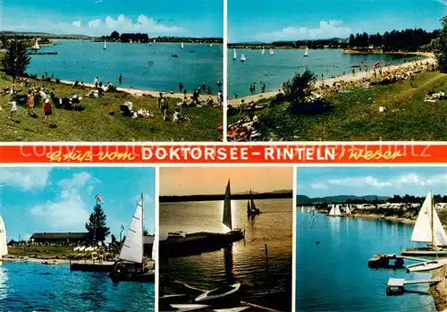 AK / Ansichtskarte Rinteln_Weser Partien am Doktorsee 