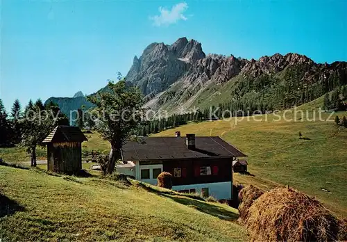AK / Ansichtskarte Dolomiten_Dolomiti_IT Rifugio Rudi Huette Rotwandkofel Elferkofel 