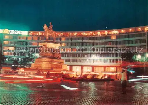 AK / Ansichtskarte Sofia_Sophia Denkmal der Brueder Befreier und Grand Hotel Sofia Sofia Sophia
