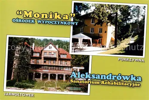 AK / Ansichtskarte Jarnoltowek_Arnoldsdorf_Oberschlesien_PL Osrodek Wypoczynkowy Aleksandrowka Sanatorium Rhabilitacyjne 