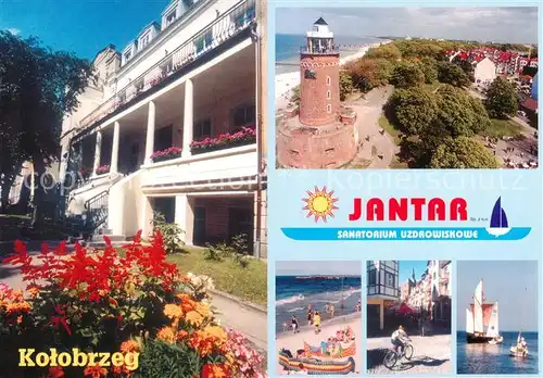 AK / Ansichtskarte Kolobrzeg_Kolberg_Ostseebad_PL Jantar Sanatorium Uzdrowiskowe Details 