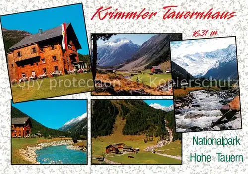 AK / Ansichtskarte Krimml_Pinzgau_AT Krimmler Tauernhaus Nationalpark Hohe Tauern Teilansichten 
