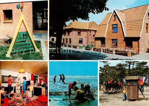 AK / Ansichtskarte St Peter Ording Kinderheim Tannenblick Spielzimmer Strandpartien 